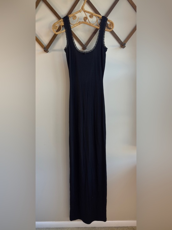 SKIMS Dresses & Skirts - SKIMS | Soft Lounge Lace Scoop Neck Maxi | Onyx | XS